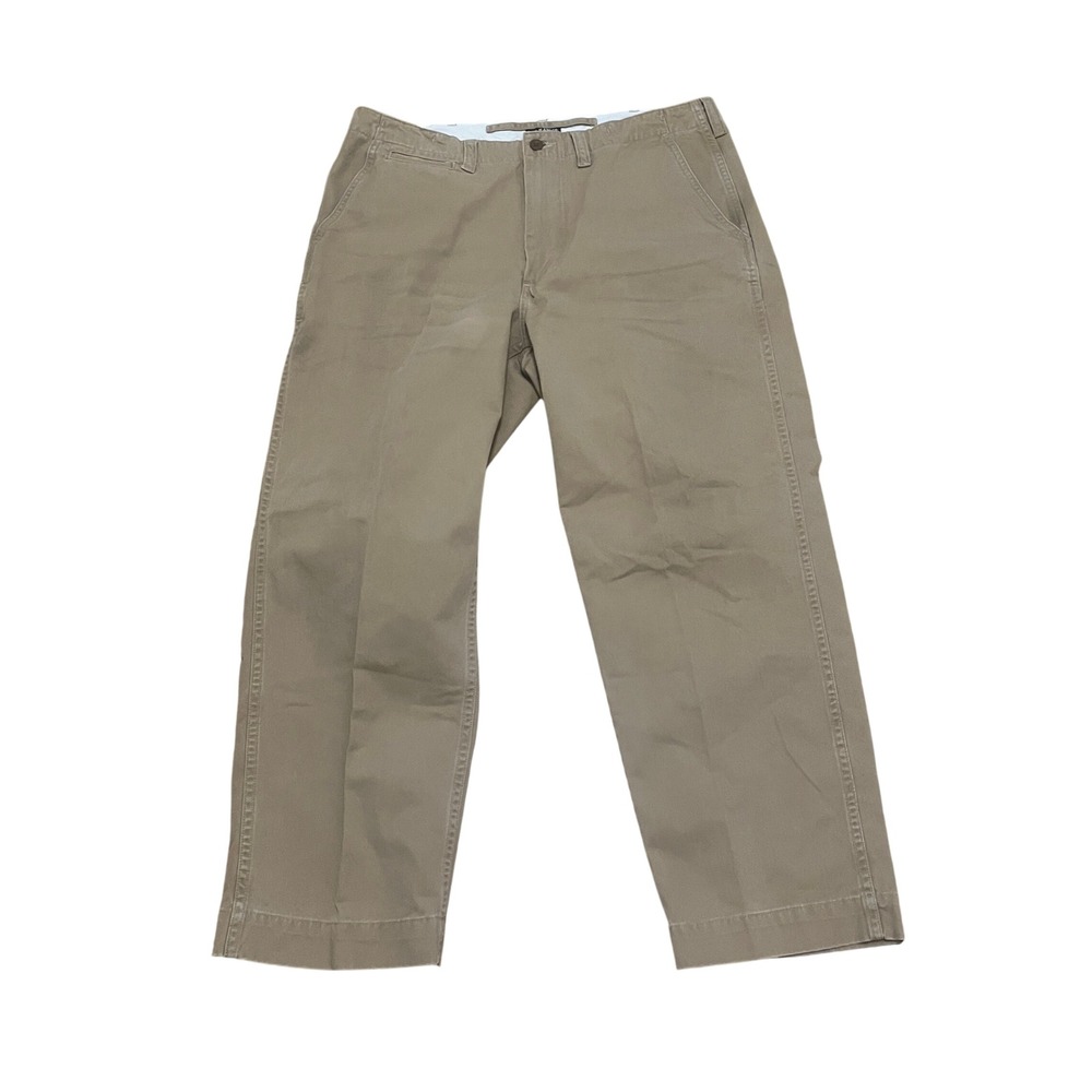 VTG Ralph Lauren Polo Jeans Co Men's 36x30 Khaki Pants Tan Utility Straight Leg